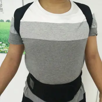2016 Back Posture Corrector Belt Neoprene Adjustable Back Supporter Braces Correction Back Posture Shoulder Adjustable Supporter