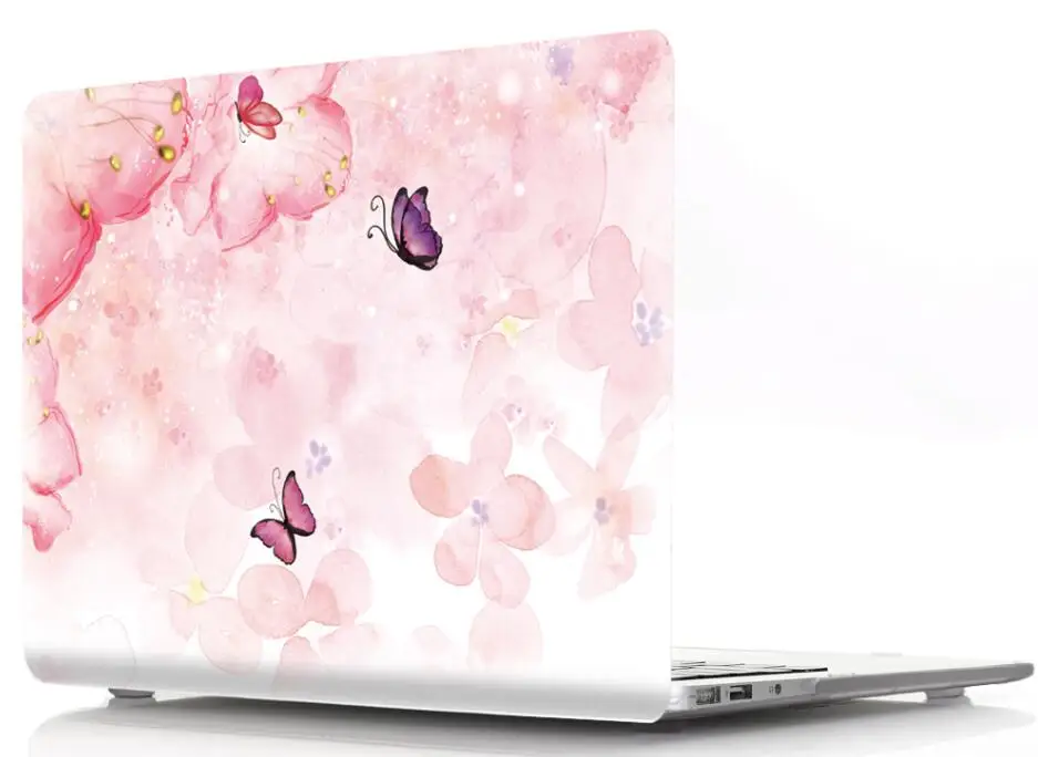 Sakura Pattern Hard Protective Case Cover Shell for Apple Mac MacBook Air 11 13 Pro 12 13 13.3 15 Fashion Women Men Bag Sleeve