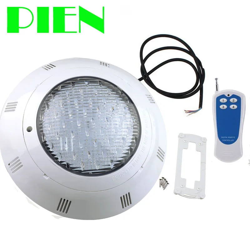Luzes da Piscina Fonte da Lâmpada com Controle Levou Natação Luz Subaquática Rgb 18 w 36 Flush Mount Remoto D298mm Navio Livre Ip68 12 v