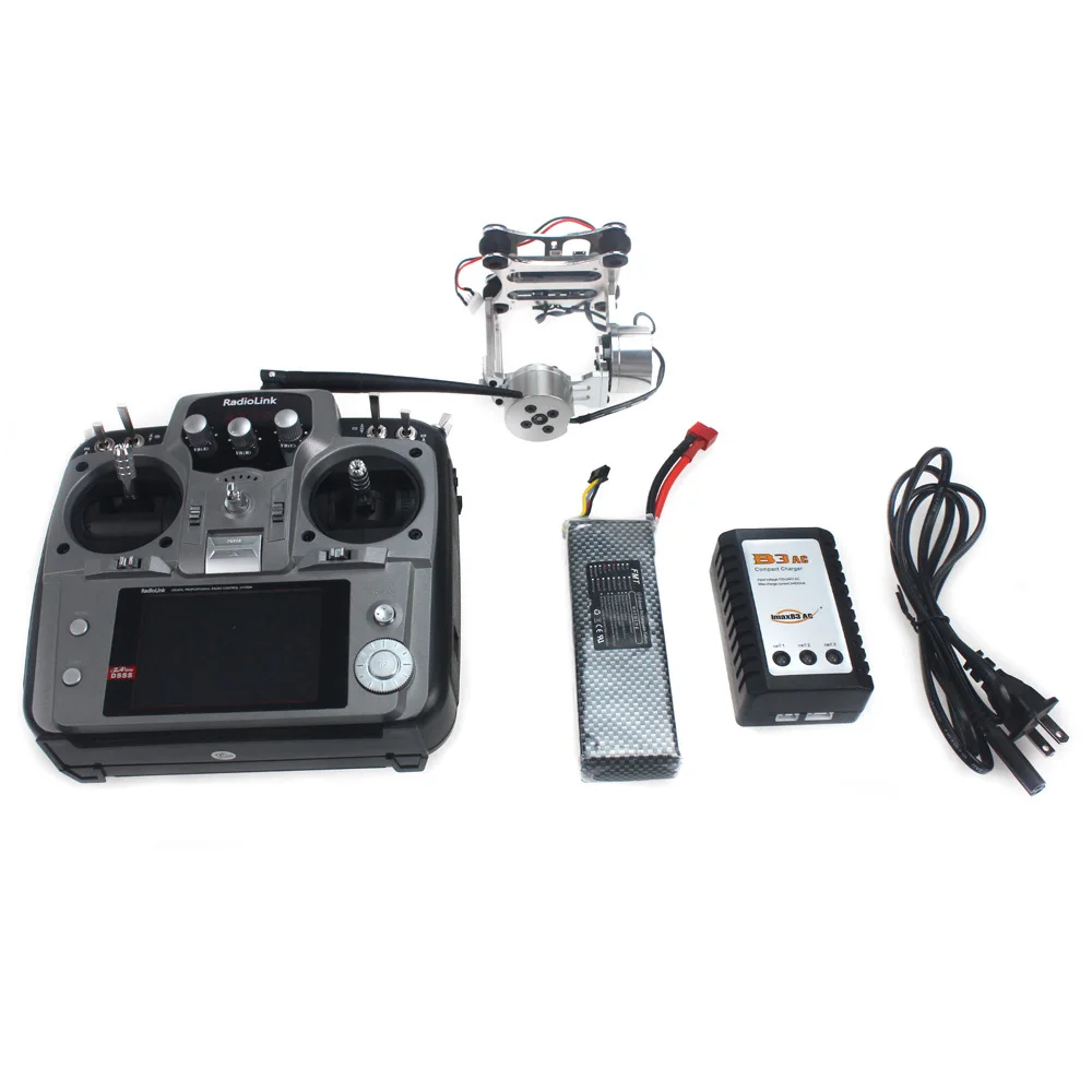 Flugzeug Quadrocopter Hubschrauber RTF F450-V2 Rahmen GPS APM2.8 Luft FPV PTZ AT10 TX Batterie F021