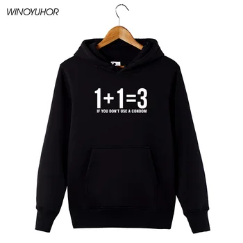 

Men's Math Problem Funny Hoodies Male 2019 Winter Fashion Mathematical Arithmetic Fleece Sweatshirts Loose Hip Hop Tops