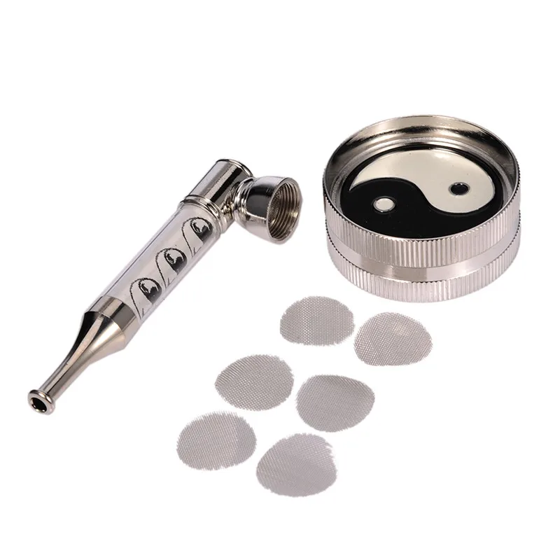 Aluminium Aloy Tobacco Pipe Grinder Sets Grinder Crusher Sets Tobacco