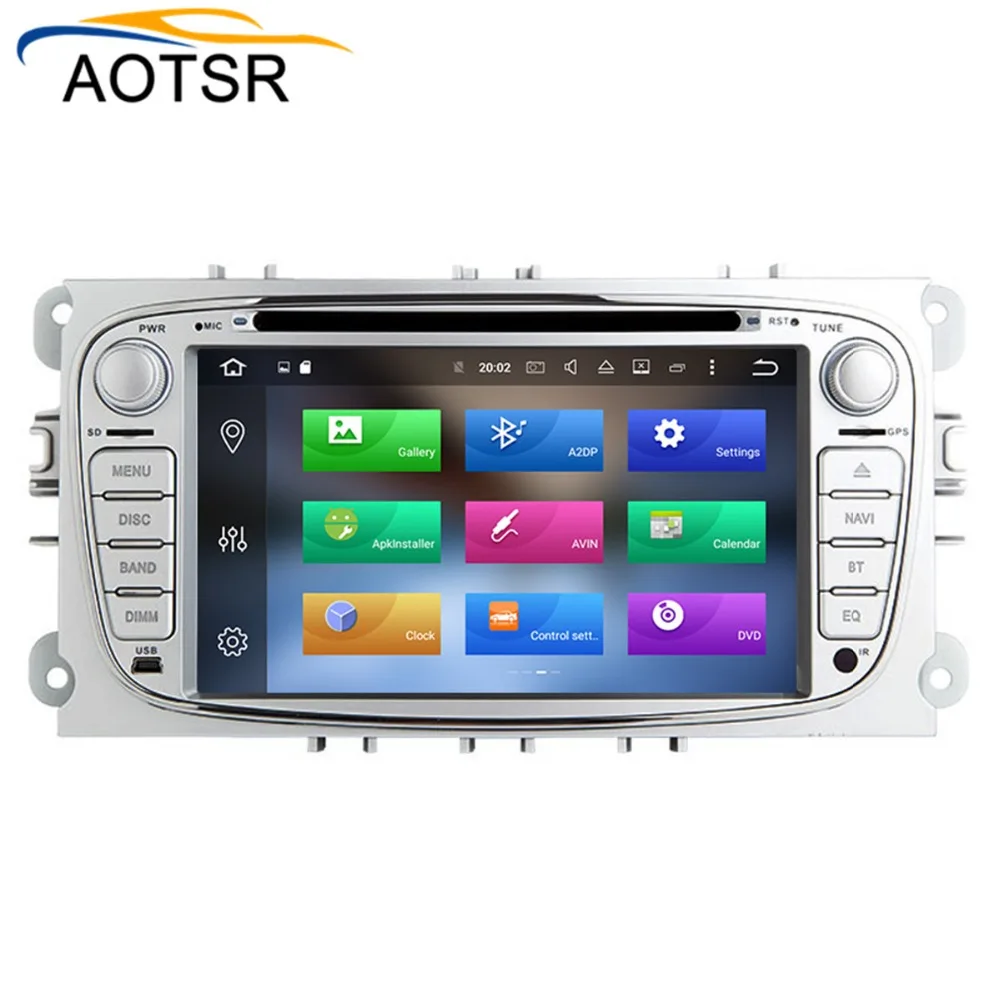 Excellent IPS Screen Android 8.1 Car DVD Multimedia player head unit for Ford Focus 2004 - 2011 with GPS navigation Radio stereo 4+32G BT 3