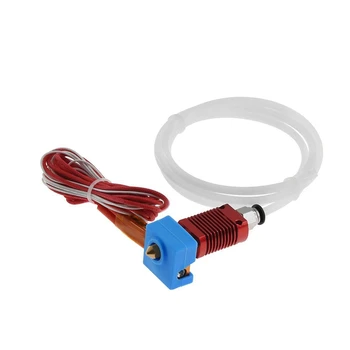 

3D Printer Mk8 Assembled Extruder Hot End Kit 24V For Ender-3 Cr10 Printer 1.75Mm 0.4Mm Nozzle Printer Aluminum Heating Block