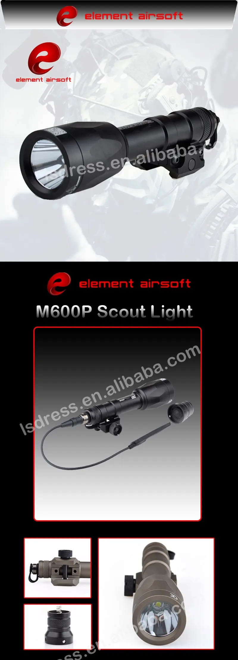 EX 362 Element M600P Softair Wapens Arsoft оружейный светильник, фонарь для охоты, скаут, светильник 47, оружие, страйкбол, вспышка, светильник