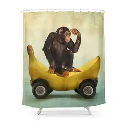 Шимпанзе My ride душ Шторы