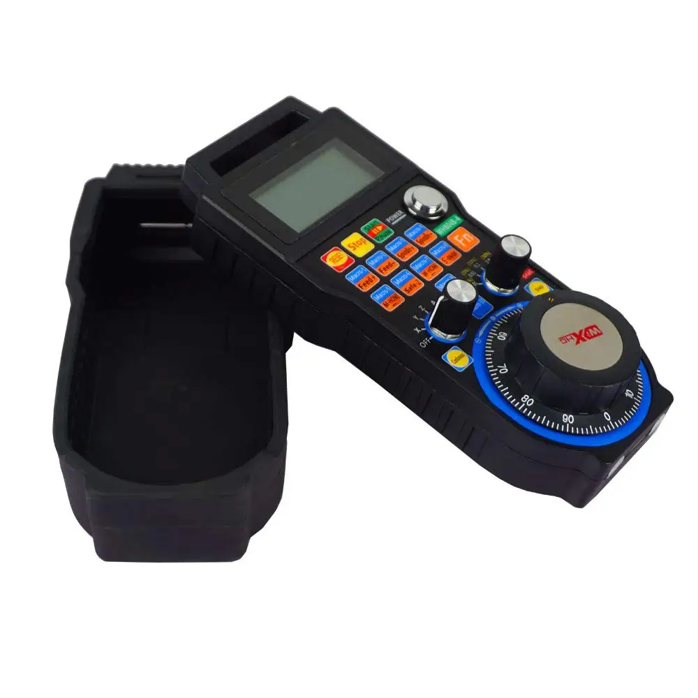 

WHB04B CNC MACH3 Wireless Handwheel 4 Axis Controller LCD Handle USB MPG 100PPR
