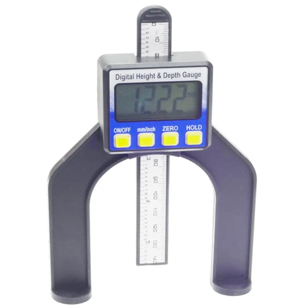 

0-80mm Digital Display Height Depth Gauge Vernier Caliper Woodwork Measure Tool
