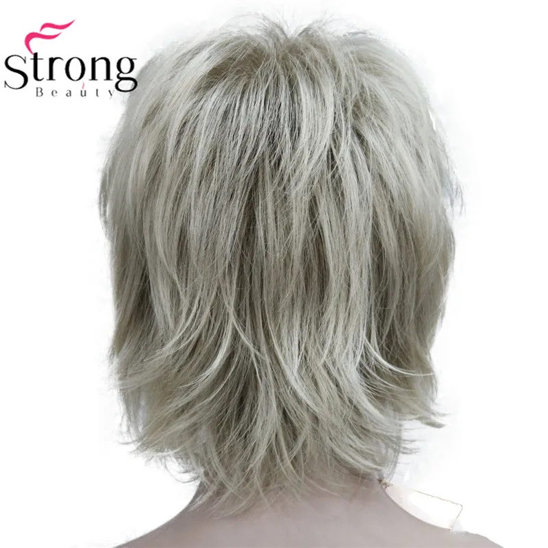 StrongBeauty светлые короткие флип-ап, мягкий и полный синтетический парик выбор цвета