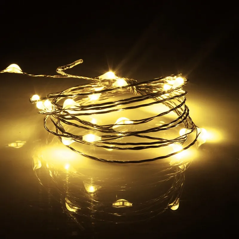 

Waterproof 2M/5M/10M Multicolor RGB LED String Light USB Power Operated Copper Wire LED Fairy Light Party Decor