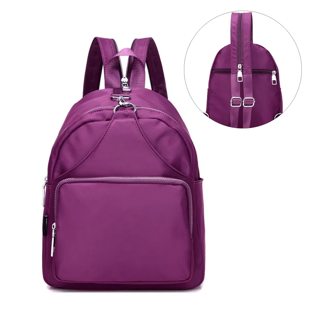 Large Women Backpack Student College Rainproof Nylon Casual Bag Multi