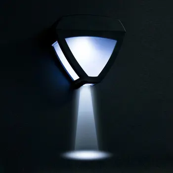

Triangle LED Solar Power Wall Light 2LEDS Outdoor Waterproof Energy Saving Street Yard Path Home Garden Fence Security Lamp