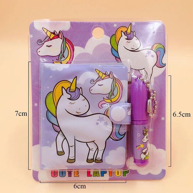 Новинка Kawaii единорог Фламинго мультфильм Notesbook мини Блокноты с бесплатной