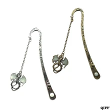 Прямая поставка и винтажная металлическая Закладка Подвеска Птерозавр Красивая заколка 3 июня