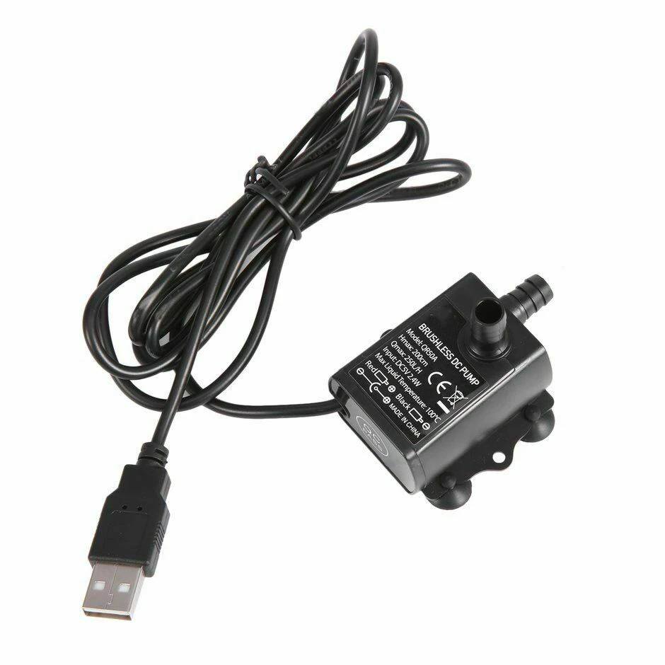 

DC5V Water Pump Water Circulation Pump Submersible Cooling Motor Quite Small QR50A For Boat Camper Caravan Motorhome