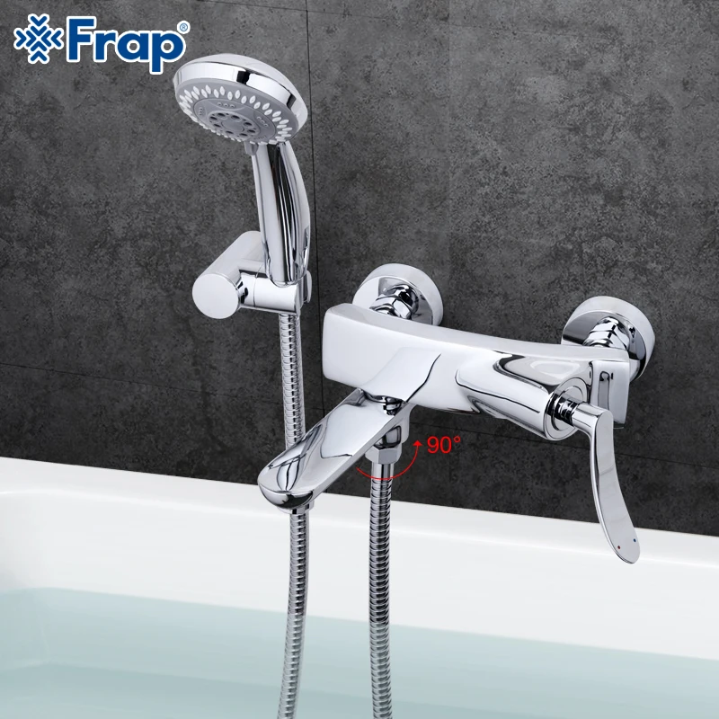 Frap трехступенчатая Регулировка водосберегающая круглая душевая головка ABS пластик ручной душ аксессуары для ванной комнаты F007