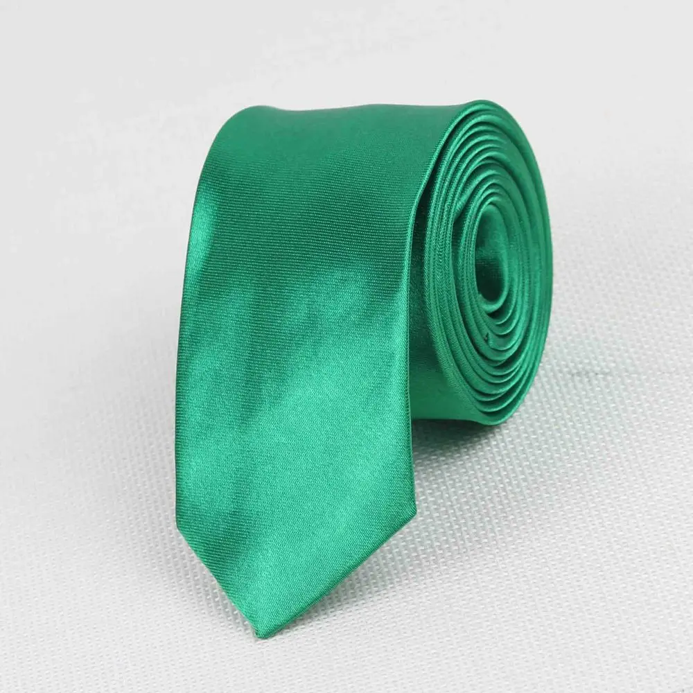 Для мужчин модные галстуки строгий галстук одноцветное чисто классические Цвет плотная тонкий галстук малые Галстуки дизайнерский галстук - Цвет: 5