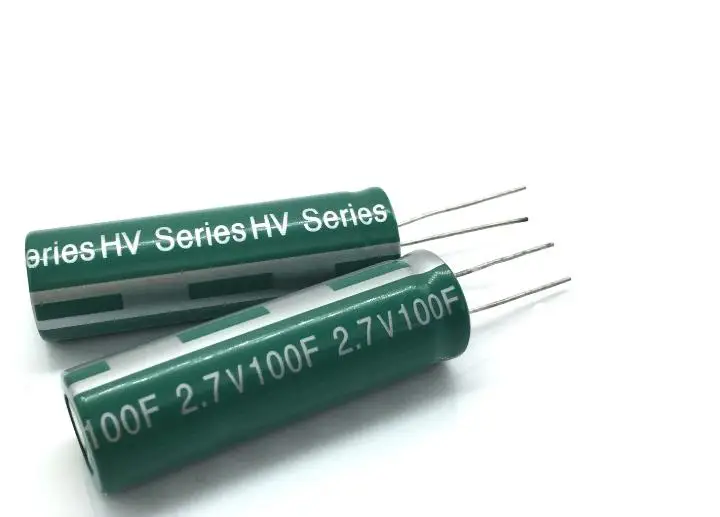 

10pcs 2.7V100F100f2.7v supercapacitor