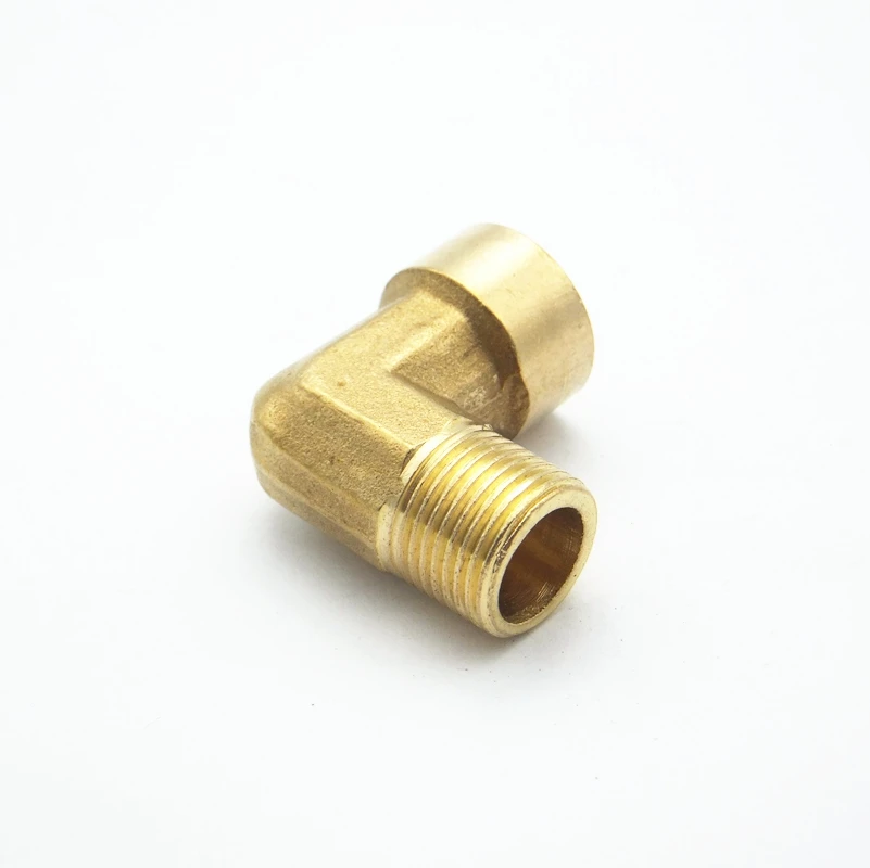 3/8 &quotBSP Female x 3/8&quot BSP Male Thread 90 Deg латунный Соединительный соединитель для подачи