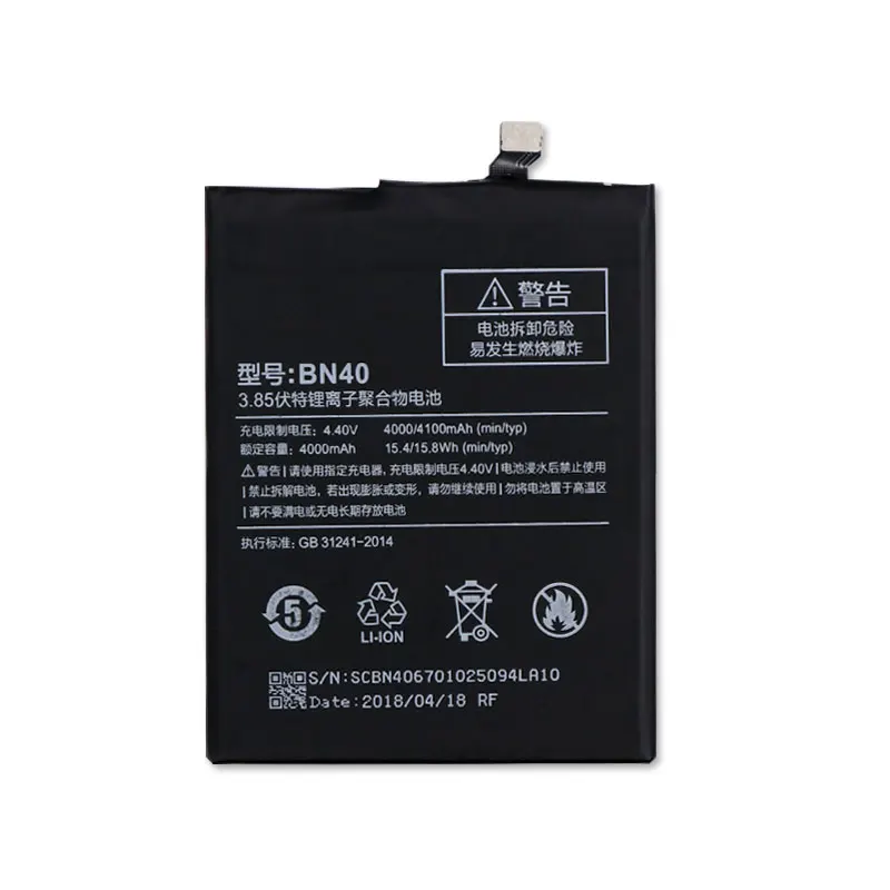 Аккумулятор BN40 для Xiaomi Redmi 4 Pro Prime аккумуляторы AKKU Redrice Hongmi 3 ГБ ОЗУ 32 Гб ПЗУ|battery for
