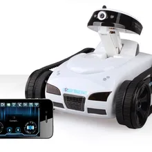 [Лучший] высокотехнологичный 2,4G 4CH Wifi мобильный Iphone Ipad контроль Танк Автомобиль Запись видео камера продвинутый Смарт RC Электронный Робот игрушка