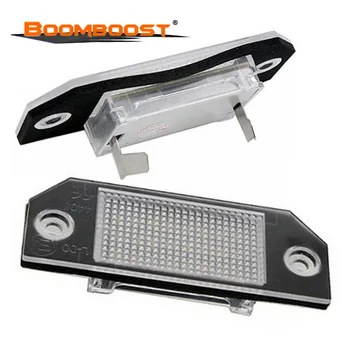 

For F/ord F/ocus 12V Number License Plate Light Lamp White 24 LED C-MAX MK2 2Pcs