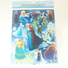 Frozen 6pcs Anna And Elsa Stickers Decals PVC DIY Waterproof Cute Anna And Elsa Waterproof Funny Waterproof Stickers Party коврик для мышки printio frozen little elsa and anna