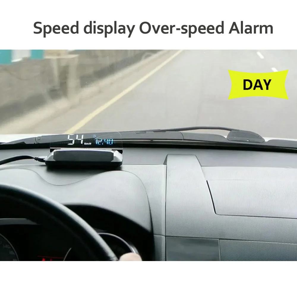 EANOP зеркало HUD Дисплей Авто HUD OBD2 elm327 автомобиля Скорость проектор Скорость ometer автомобиля детектор KMH KPM спидометр автомобиля проектор на лобовое стекло