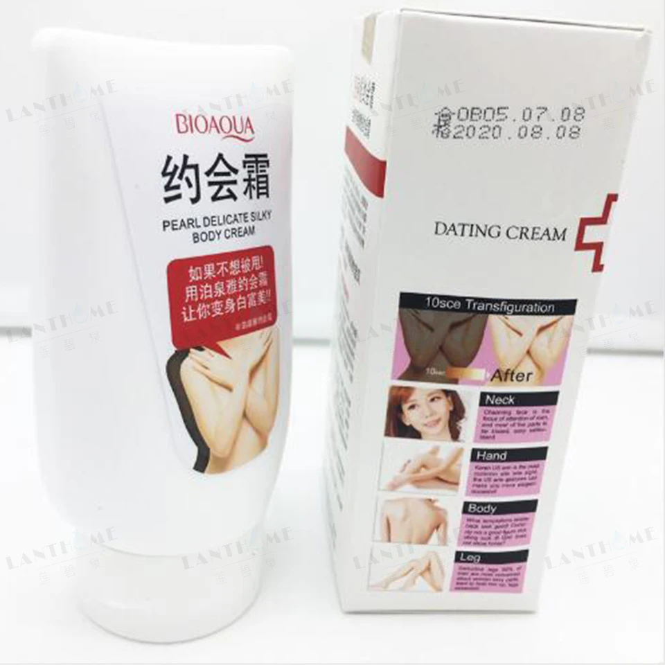 Bioaqua Snow White Body Cream 180ml Face Care Whitening Body Lotion Makeup Retail Personal Skin Care Moisturizing for Women