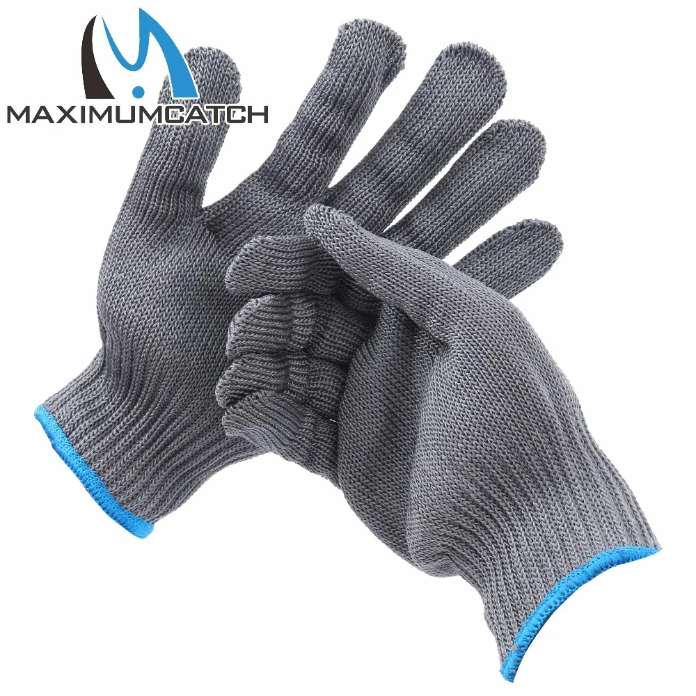 Maximumcatch рыболовные перчатки 2 шт. нитевые переплетения устойчивые к порезанию филе перчатки для ножа защитные противоскользящие рыболовные перчатки