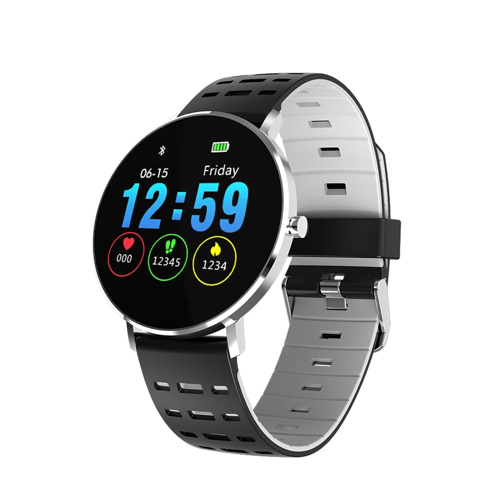 

2019 NEW L6 Full Screen Touch Thinner Smart Watch IP68 Waterproof Multiple Sports Mode DIY Watch Face 250Mah Fitness Bracelet