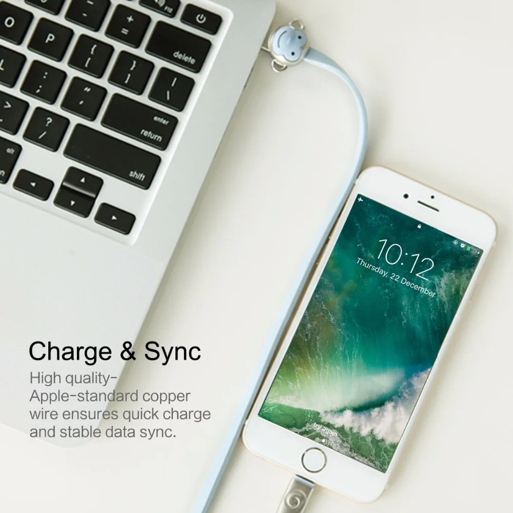 Рок цинковый сплав талисман USB кабель для iphone X 8 7 6 6s 5 plus 3D милый