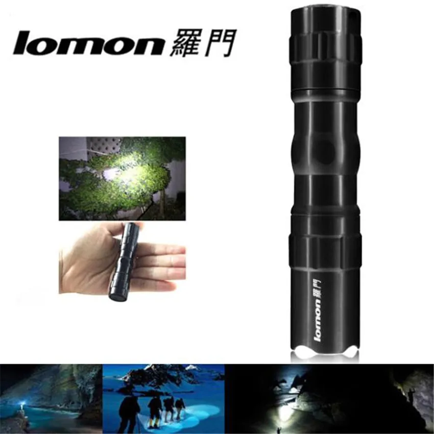 Водонепроницаемый светодиодный фонарь LOMON IPX 55 уличный тактический ручной Linterna