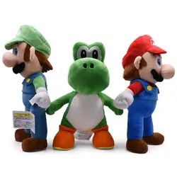 Super Mario Плюшевые игрушки Mario Luigi Yoshi Высокое качество мягкая игрушка Peluche куклы для детей 2018 Рождественский подарок