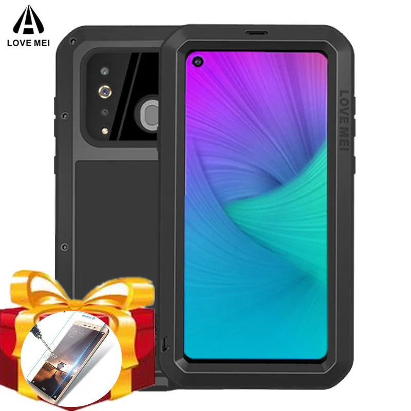Прочный защитный водонепроницаемый чехол LOVE MEI для samsung Galaxy A8S A8 S, полностью Защитный металлический алюминиевый чехол для samsung A8 S, чехол