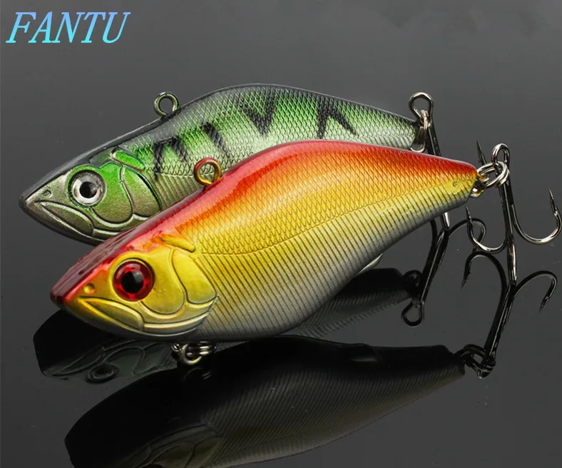  FANTU Fishing Hard Lure15g/6cm Lightning VIB All Swimming Layer Long Shot ABS Vibrator Bait-artific