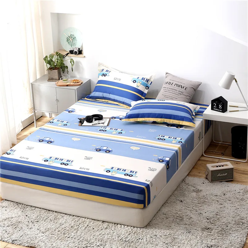 

Rabbit Cartoon Bed Sheets On Elastic Band Rubber Sheet Mattress Covers Double Queen Adult Fitted Sheet Single Bed45