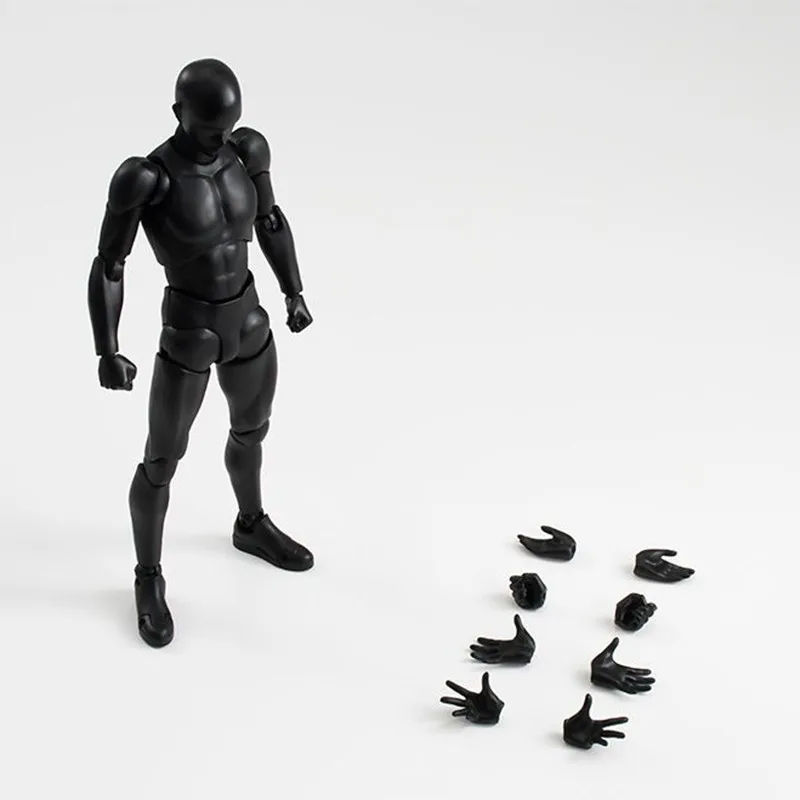 6 Types 2 Colors SHFiguarts Body Chan Body Kun Black Skin Color Ver PVC Action Figure Collectible Model Toy (12)