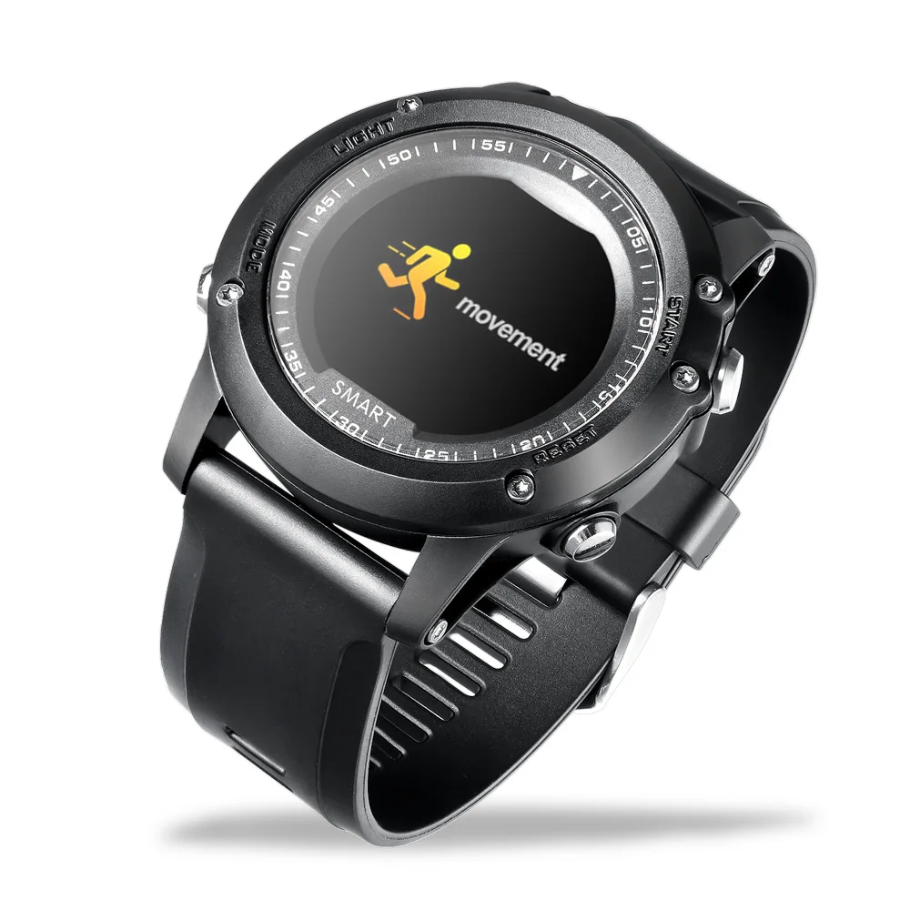 

Swimming IP68 Waterproof Smartwatch Heart Rate Monitor Push Message Call Reminder Clock Bluetooth 4.0 Men Sport Smart Watch