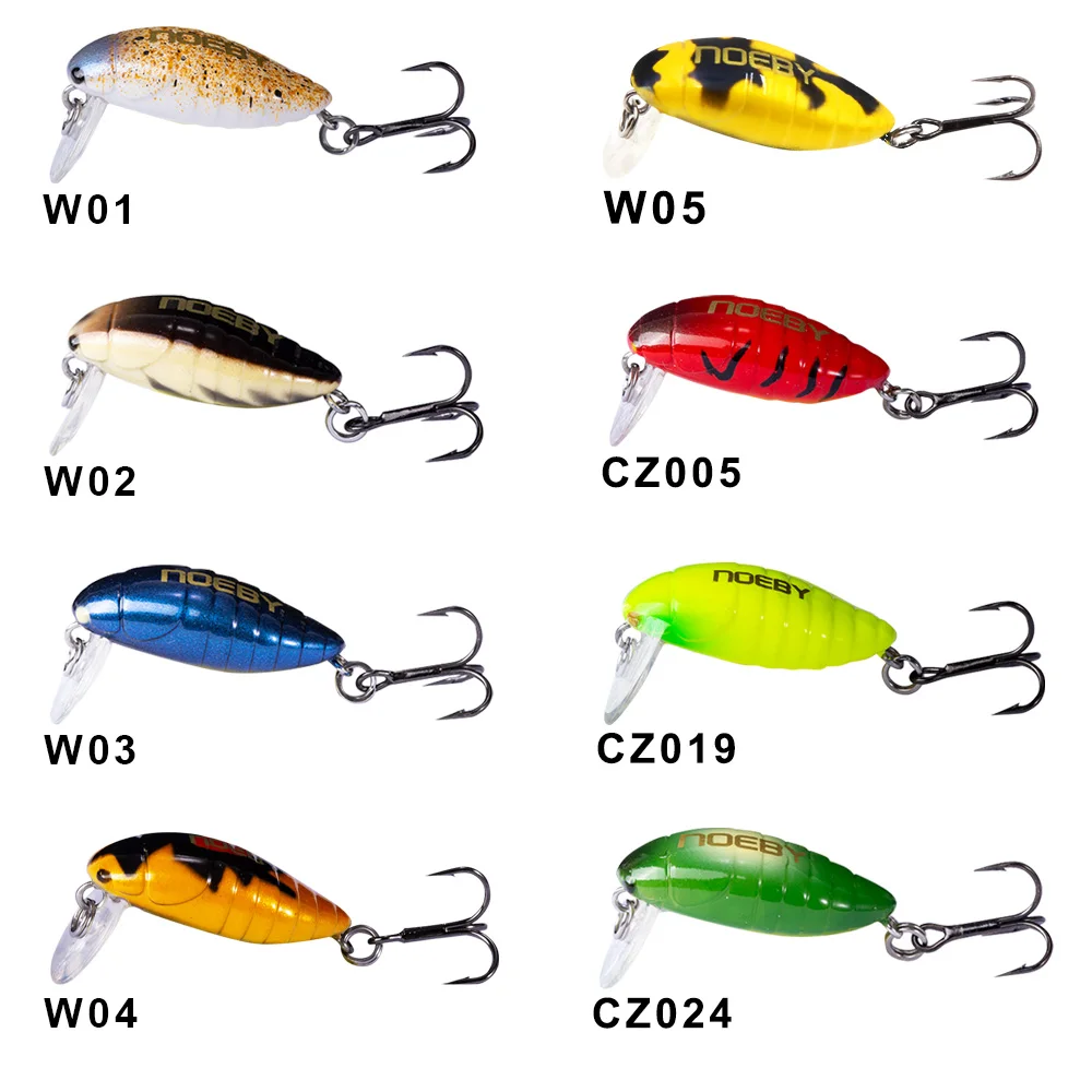 NOEBY NBL9159 плавающая приманка для окуня щука Walleye форель пластиковая рыболовная