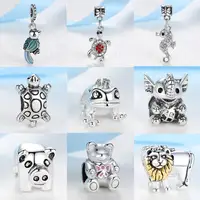 Новинка, оригинальный сплав, подвеска в виде животных, птиц, совы, морской звезды, подходит для браслета Pandora, ожерелье, сделай сам, женское ювелирное изделие - изображение