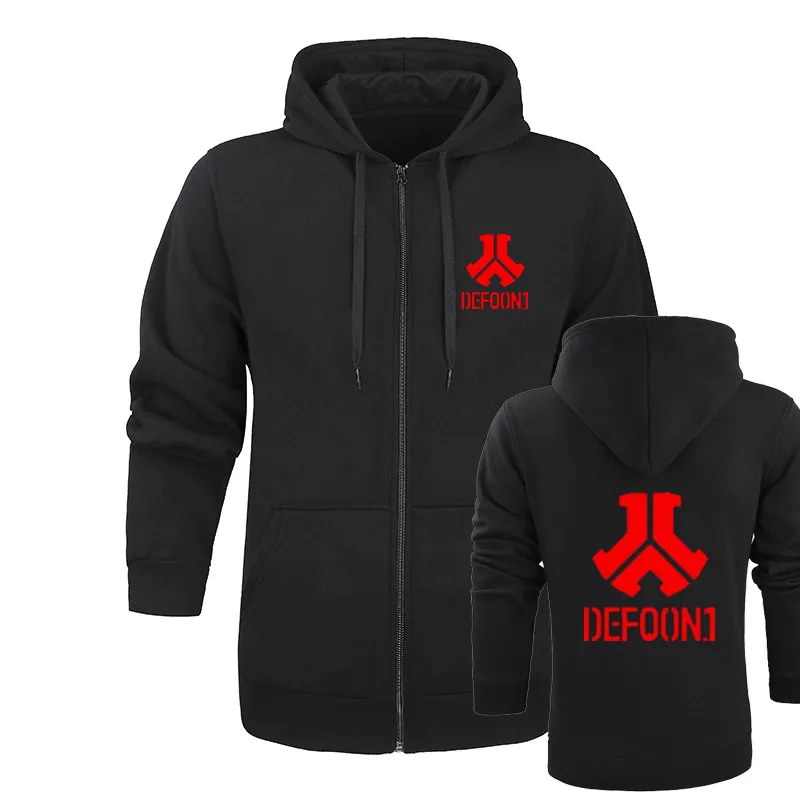 

2017 New Defqon 1 Rock Band Hip Hop Men Hoodies Sweatshirts Winter Autumn Zipper Fleece Casual Jackets Hoodie Free Shipping