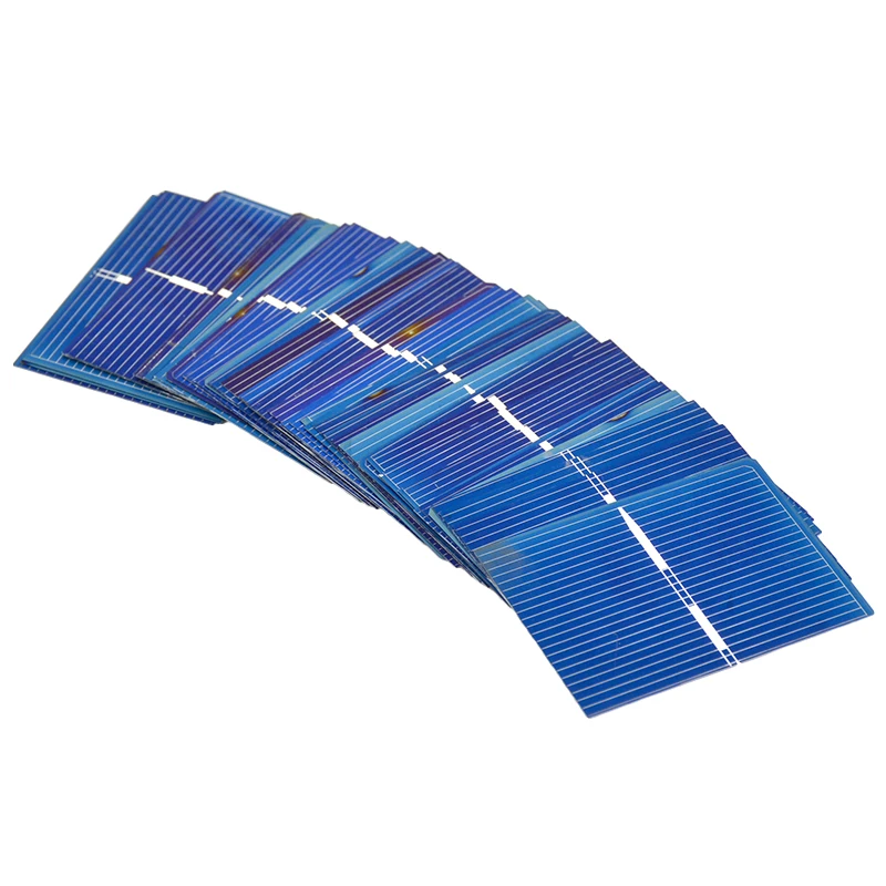SUNYIMA 40 шт. солнечные панели поликристаллического кремния солнечные элементы DIY Painel солнечное зарядное устройство поли 52x38 мм 0,3 Вт