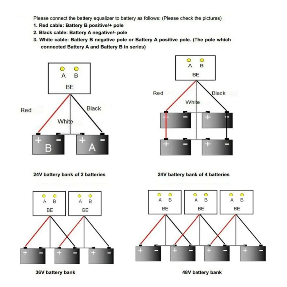 24v equalizer connection
