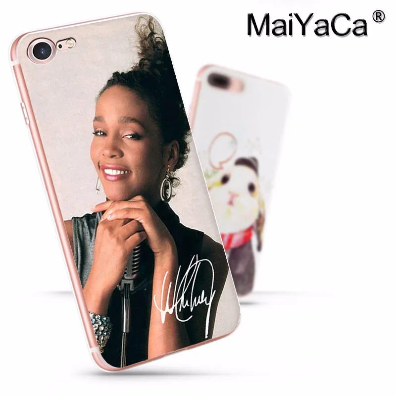 MaiYaCa сексуальный певец Whitney Houston роскошный модный чехол для телефона Apple iphone 11 pro 8 7 66S Plus X 5s SE XR XS максимальный чехол - Цвет: 3