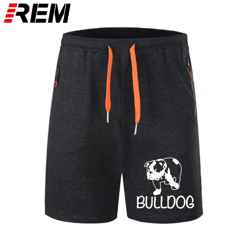 

REM short pants Heartbeat Bulldog for Men Funny for Dog Lover Short Vintage Clothes Plus panties short pants