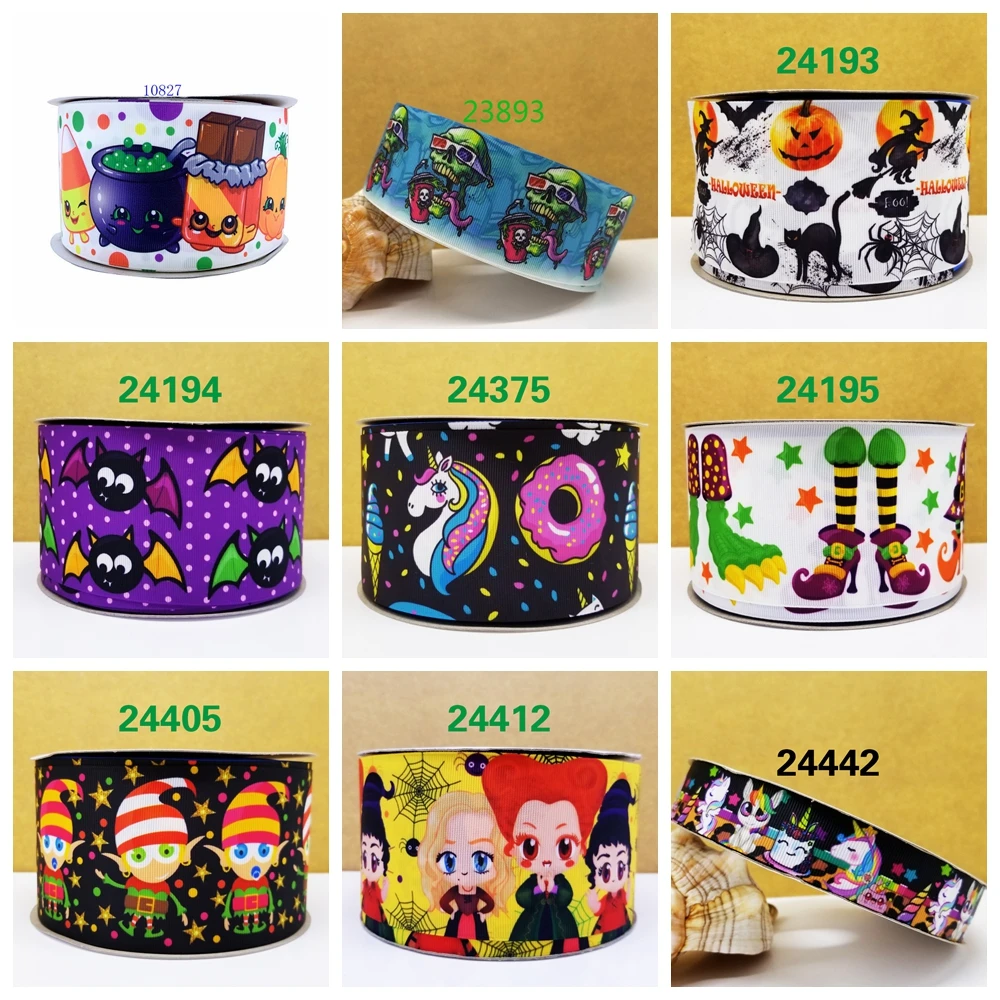 

Free shipping 2018 new arrival ribbons Hair Accessories ribbon 10 yards printed grosgrain ribbons 10827
