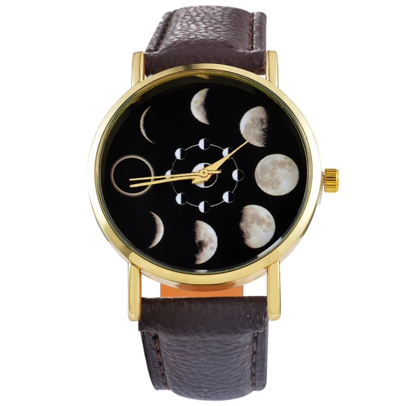 Aliexpress.com : Buy Doreen Box PU Leather Quartz Wrist Watches Round ...