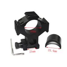 25,4 мм и 30 мм стрелковое тактическое крепление с 3 бортами 20 мм Пикатинни для прицел