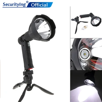 

SecurityIng 10W XML-L2 LED Multi-function Flashlight USB Charging Handheld Bracket Light with 3 Modes Light for Patrolling
